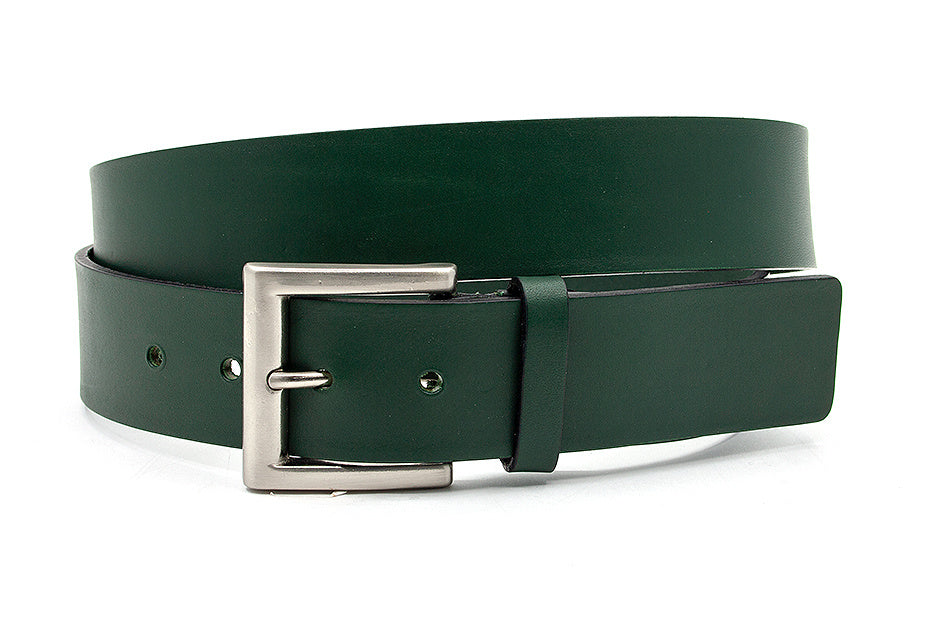 Heren jeansriem groen