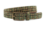 Dames riem pied-de-poule groen
