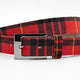 Dames riem schotse ruit rood