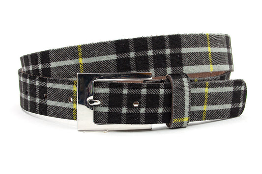 Dames riem schotse ruit grijs