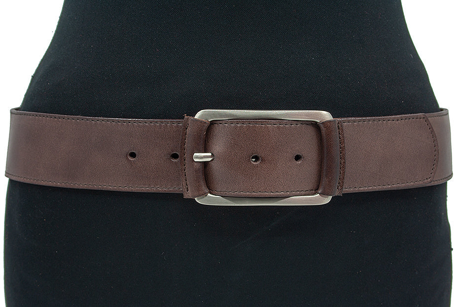 Donkere taupe heup riem