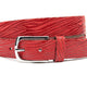 Dames ceintuur rood zebra look