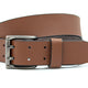 Stoere jeans riem tabakbruin