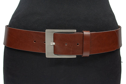 Dames heupriem rood bruin