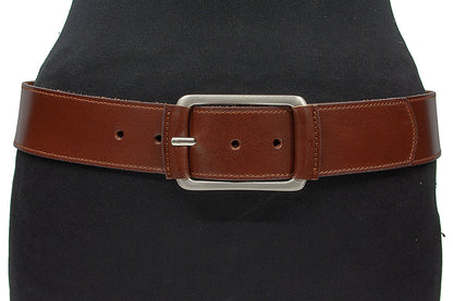 Dames heupriem rood bruin