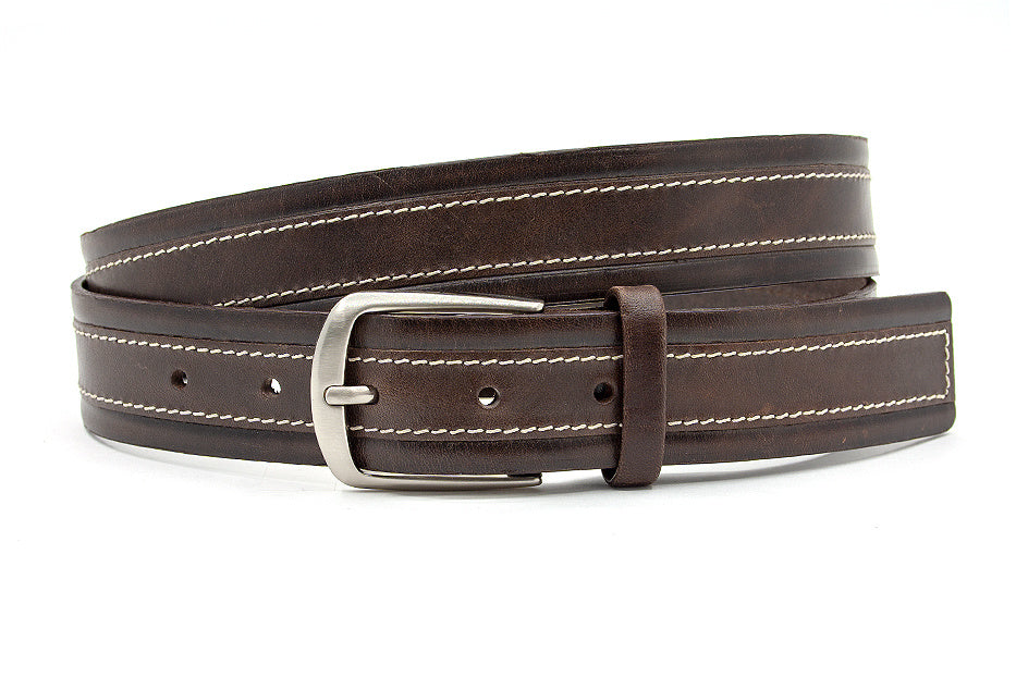 Donkerbruine pantalonriem