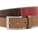 Heren riem patchwork