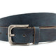 Stoere jeans riem blauw