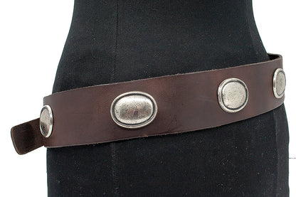 Damesceintuur bruin met ornamenten