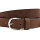 Leren kinderriem bruin nubuck