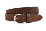 kinderen jeans riem bruin leer 3 cm