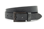 kinderen jeans riem grijs leer 3 cm
