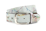 dames jeans riem wit leer 4 cm
