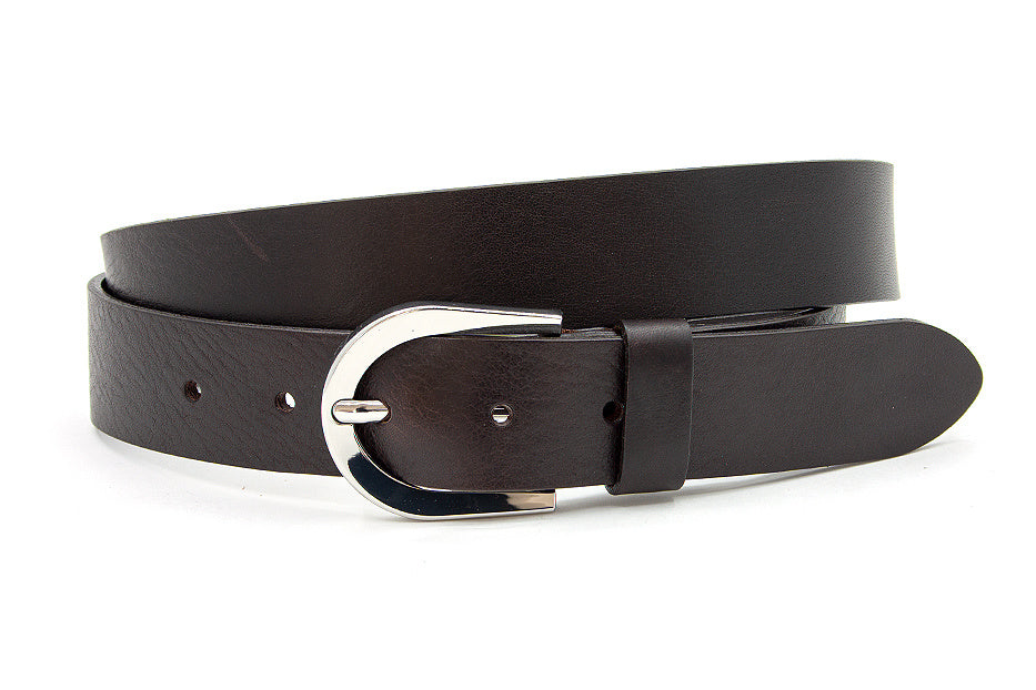 Damesceintuur leder donker bruin