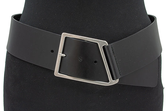 Dames brede heupriem zwart