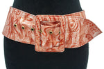 dames nappa riem brique nappa 10 cm