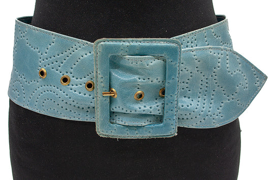 Taille/heupriem licht blauw