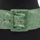 Dames taille/heupriem croco groen