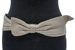 dames nappa riem licht grijs nappa 8 cm