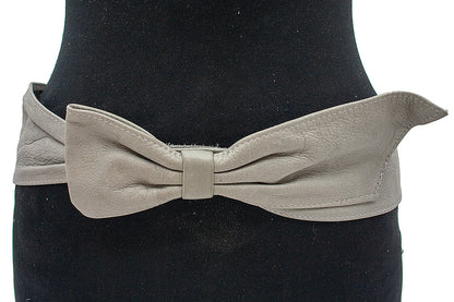 Nappa heupriem licht grijs