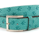 Dames riem turquoise