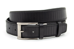 heren jeans riem zwart leer 3.5 cm