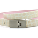 Dames riem kroko beige