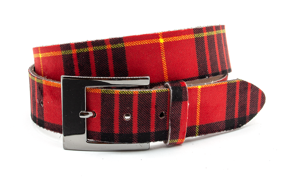 Dames riem schotse ruit rood