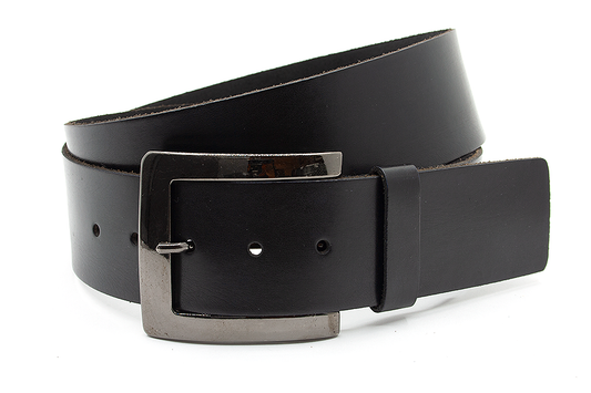 Stoere dames riem zwart