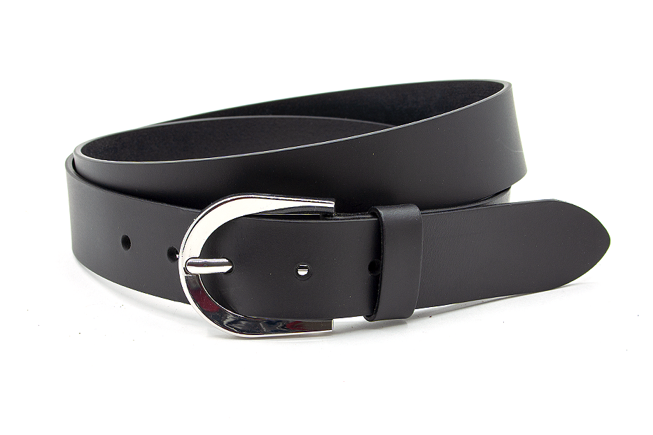 Damesceintuur leder zwart