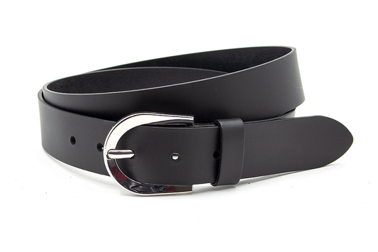 Damesceintuur leder zwart