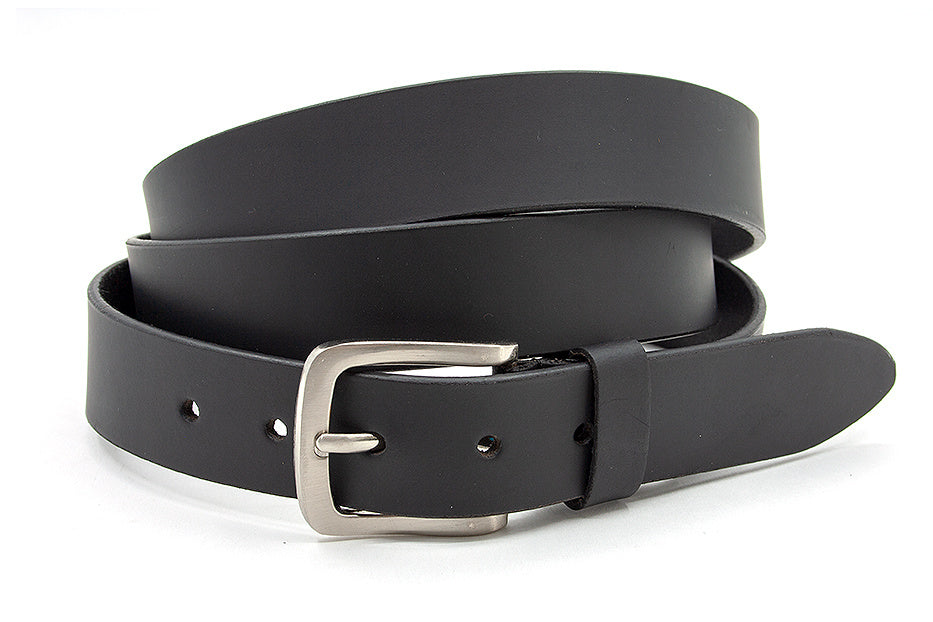 Zwarte dames/heren riem