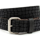 Jeans riem zwart croco
