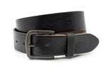 dames jeans riem zwart leer 4 cm
