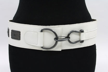 Dames afhangceintuur ijs wit