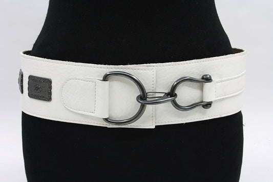 Dames afhangceintuur ijs wit