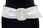 dames nappa riem wit nappa 8 cm