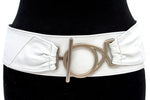 dames nappa riem wit nappa 8 cm