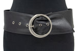 dames nappa riem zwart nappa 8 cm