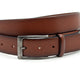 Cognac pantalon riem