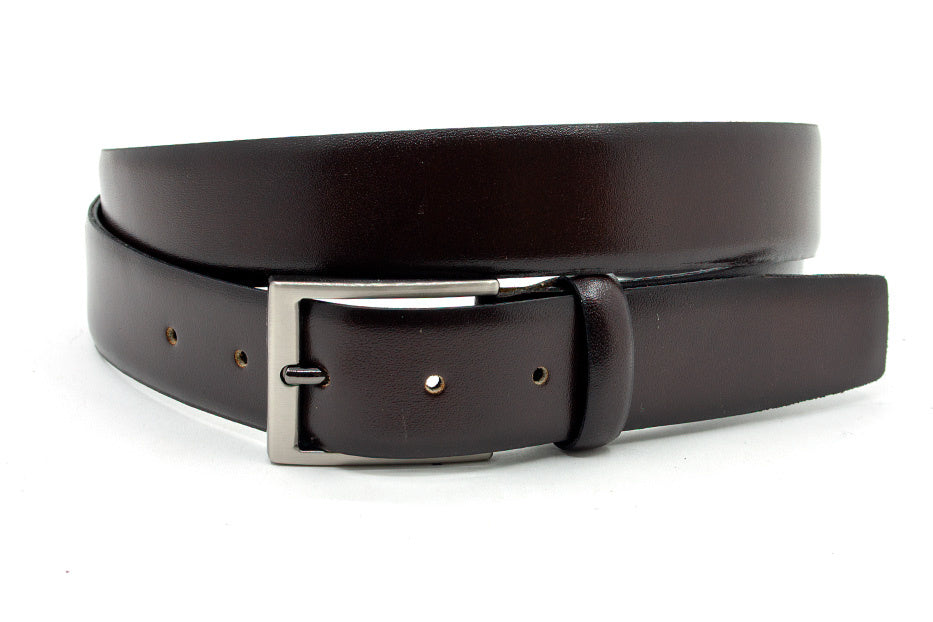 Donkerbruine pantalonriem