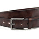 Fashion riem bruin met print