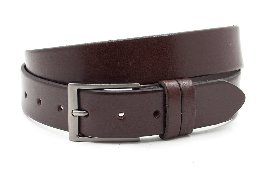 Broek/jeans riem rood bruin