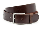 dames basic riem bruin leer 4 cm