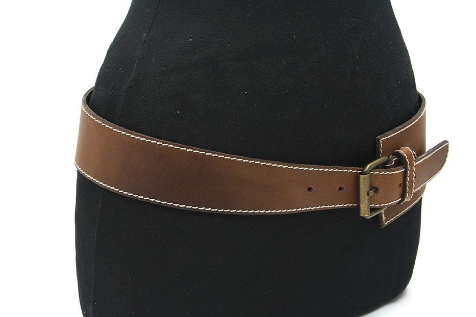 Dames heupriem bruin