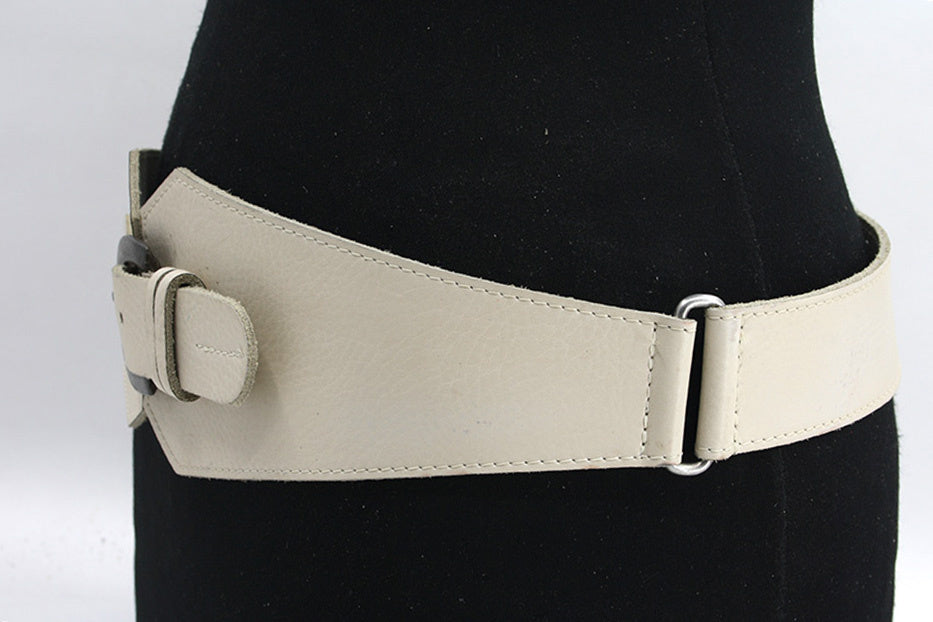 Dames afhangriem beige