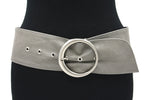 dames nappa riem grijs nappa 8 cm